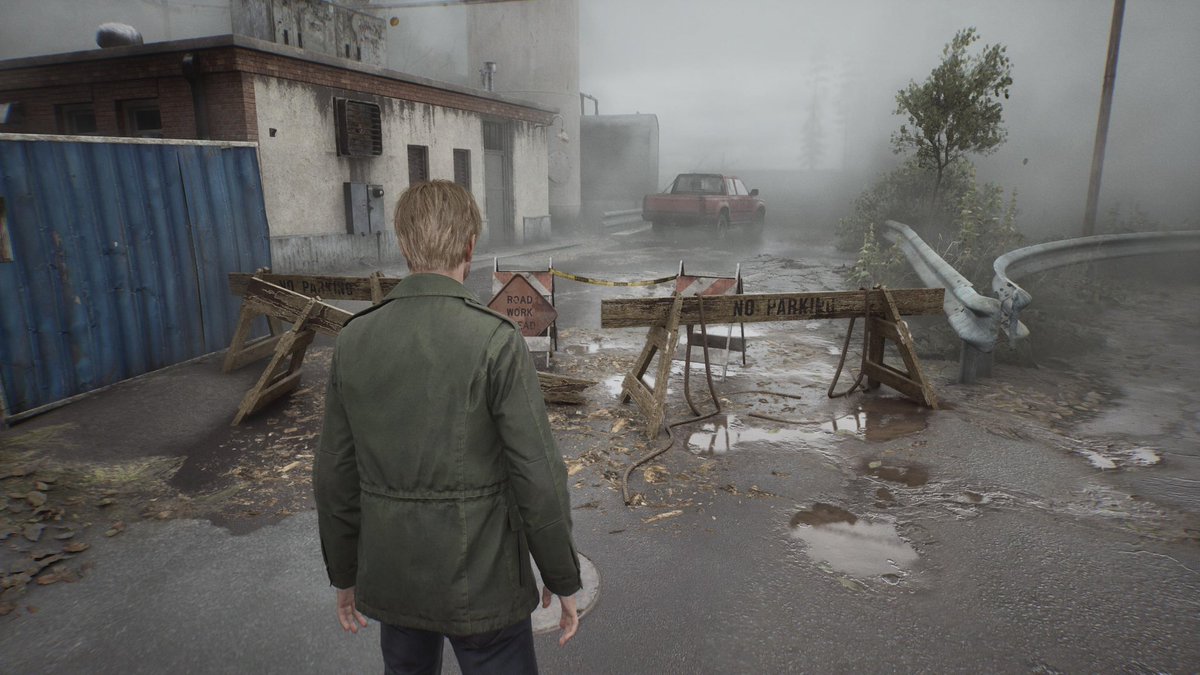 negxn7's tweet image. Aproveché una oferta en la #psnstore y compré el #SilentHill2Remake apenas lo probé para ver qué tal. Esos escenarios fotorealistas están de 10. El audio con audífonos es un 10 también. Y si, James se mueve como si fuese 2007!