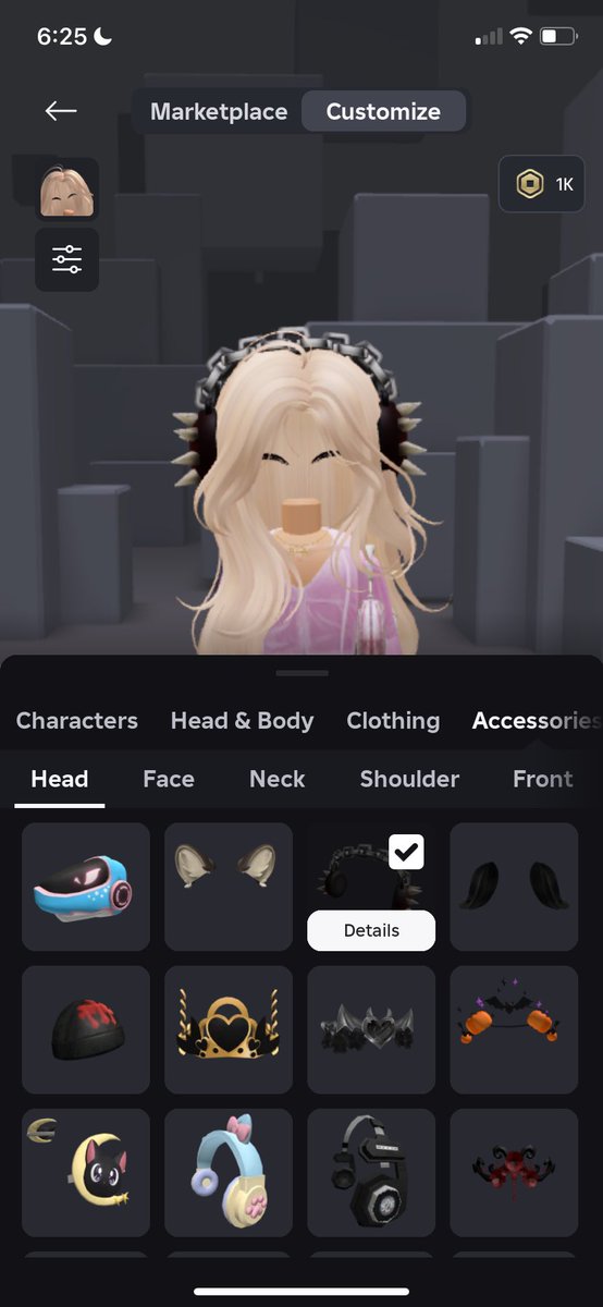 Lildookie739276's tweet image. Selling a headless/korblox account on Roblox. For 200$ on cashapp.
I also have those red horns/extreme headphones and 1k robux on the account !! (I don’t go first btw)
I don’t play Roblox anymore and could use the money #roblox #robloxaccount #adoptme