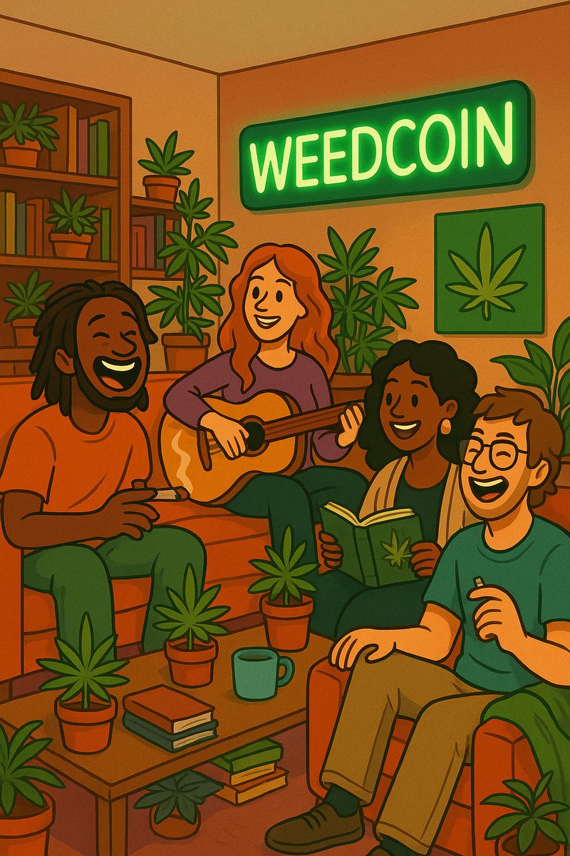 NytraxX420's tweet photo. @StocktwitsCrypt @weedcoinOG #WeedCoin #CannabisCulture #StrongerTogether #OpenToAll #HighOnConnection https://t.co/U17Z42edV7