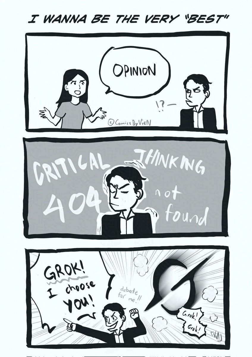 ComicsByVieN's tweet image. 2025 Twitter debates

#generativeai #grok #createdontscrape #viensart