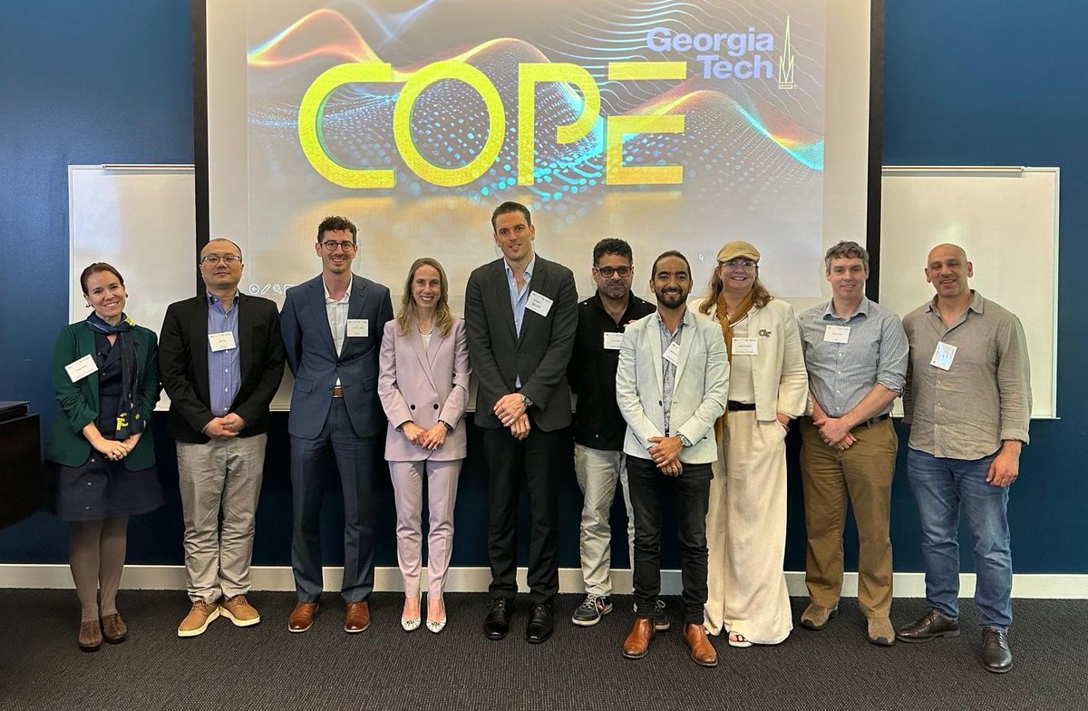Georgia Tech - COPE (@gtcope) on Twitter photo 💡⚡
Thanks to all speakers who participated in our annual workshop on light-matter interactions with a focus on quantum materials, in partnership with <a href="/GTMatterSystems/">GT_Matter_Systems</a> and <a href="/GTMSE_3/">School of Materials Science and Engineering</a>. Followed by <a href="/AnikeevaLab/">Bioelectronics @ MIT</a> who delivered a wonderful Pritchett Lecture on bioelectronics 🐀 💡⚡
Thanks to all speakers who participated in our annual workshop on light-matter interactions with a focus on quantum materials, in partnership with <a href="/GTMatterSystems/">GT_Matter_Systems</a> and <a href="/GTMSE_3/">School of Materials Science and Engineering</a>. Followed by <a href="/AnikeevaLab/">Bioelectronics @ MIT</a> who delivered a wonderful Pritchett Lecture on bioelectronics 🐀