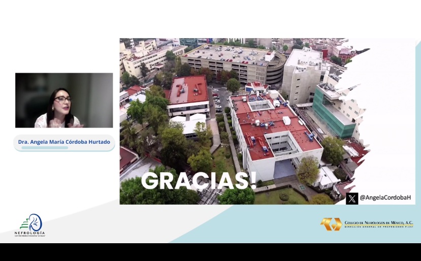 Agradecemos la extraordinaria ponencia de la Dra. Ángela Córdova Hurtado, dando cierre a este 2do día de actividades. 
<a href="/AngelaCordobaH/">Angela Córdoba Hurtado</a> <a href="/glomerulovers/">Glomerulovers</a> <a href="/hgm_nefrologia/">NefrologíaHGM</a>
#Nefrologia #6ForodeNefrologia #CMNLaRaza  #ColegiodeNefrología