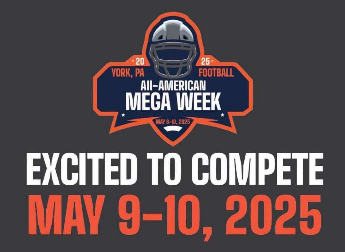 Anthony Frazier (@anthonyfrazier0) on Twitter photo Blessed to be showing my hard work and talent At York All-American Mega Camp โ๏ธโ๏ธ God bless all attending
<a href="/RussellStoner24/">Russell Stoner</a> <a href="/CoachCregger/">Ben Cregger</a> <a href="/CoachMattGrz/">Matthew Grzechowiak</a> <a href="/coachCPowell2/">Chaz Miller-Powell</a> <a href="/AFL_YorkPA/">AFL York PA</a> Blessed to be showing my hard work and talent At York All-American Mega Camp โ๏ธโ๏ธ God bless all attending
<a href="/RussellStoner24/">Russell Stoner</a> <a href="/CoachCregger/">Ben Cregger</a> <a href="/CoachMattGrz/">Matthew Grzechowiak</a> <a href="/coachCPowell2/">Chaz Miller-Powell</a> <a href="/AFL_YorkPA/">AFL York PA</a>