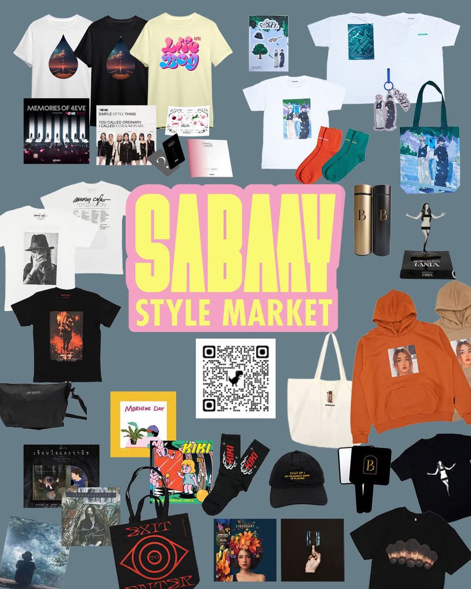 SABAAY_STYLE's tweet photo. NuNewグッズ販売＆特別パネル展がタイフェスティバル2025に登場！✨

昨年、シングル「渋谷のBARで初めてのデイト」で日本デビューを果たしたNuNewのグッズ販売がタイフェスティバル2025のオフィシャルショップ by Sabaay Style Marketにて決定しました！​✨

📅2025年5月10日（土）-11日（日）10:00-20:00
📍オフィシャルショップ@代々木公園イベント広場

昨年12月に開催され、完売となったNuNew国内初の単独コンサート「NuNew 1st Concert "DREAM CATCHER” in Japan」のオフィシャルグッズを、タイフェス限定で対面販売いたします。​コンサート会場とオンラインでのみ購入だったあのグッズが再び展示販売されます！

さらに、タイフェス限定の特別企画として、NuNewが日本デビューしたソニーミュージックとのコラボにより、コンサート写真の特別パネル展も実施が決定！​これまで未公開だったNuNewの写真も展示されるかも？！　​この貴重な機会をお見逃しなく！

NuNewに加え、Sabaay Style MarketはBNK48やナインだよ、タイのアイドルやインフルエンサーとの交流イベント、また、の公式グッズを取り揃えております。さらに5月9日-11日 MILLI、Paradise Bangkok Molam International Band、MIRRRといった、タイの大人気アーティスト3組によるスペシャルソロコンサートも開催予定！心躍るタイカルチャー体験をぜひお楽しみください。

最新情報・アーティストニュース・タイ直送商品や限定イベントの詳細は以下のリンクからご確認ください：
HP: https://t.co/e92sqOFqrt
X(旧Twitter)：https://t.co/WBOqwpCde6
Instagram：https://t.co/HuHxq48RuL
Facebook：https://t.co/lBuB2tVPP2
YouTube：https://t.co/06Pg1Hyk7W

#NuNew
#NuNewJapanDebut