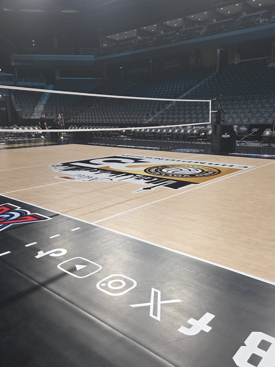 RobCarolla's tweet image. The end of two intense months of planning after a very late decision on the @RealProVB Championship locaton, all is ready to go for the top 4 pro volleyball teams in America to battle for the title and one million dollars! #matchforamillion ... Play starts tomorrow at 7 pm CT!