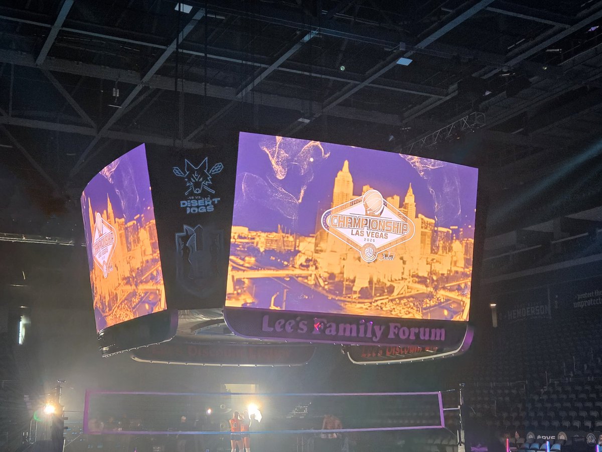 RobCarolla's tweet image. The end of two intense months of planning after a very late decision on the @RealProVB Championship locaton, all is ready to go for the top 4 pro volleyball teams in America to battle for the title and one million dollars! #matchforamillion ... Play starts tomorrow at 7 pm CT!
