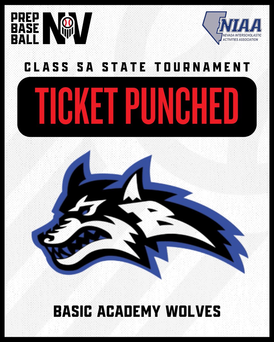 Prep Baseball Nevada (@prepbaseballnv) on Twitter photo ๐๏ธ ๐๐ข๐๐ค๐๐ญ ๐๐ฎ๐ง๐๐ก๐๐ ๐๏ธ
Congratulation to the Basic Academy Wolves on punching their ticket to State! #BeSeen
<a href="/prepbaseball/">Prep Baseball</a> | <a href="/B_HarrisonPBR/">Brett Harrison</a> ๐๏ธ ๐๐ข๐๐ค๐๐ญ ๐๐ฎ๐ง๐๐ก๐๐ ๐๏ธ
Congratulation to the Basic Academy Wolves on punching their ticket to State! #BeSeen
<a href="/prepbaseball/">Prep Baseball</a> | <a href="/B_HarrisonPBR/">Brett Harrison</a>