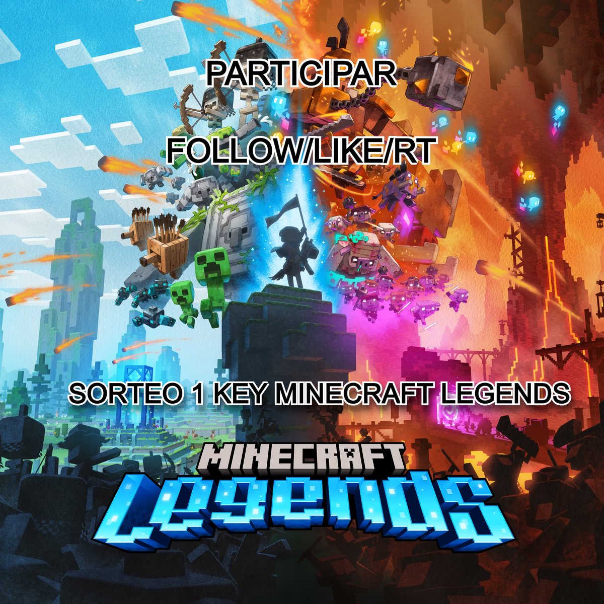 Seikyf5's tweet photo. Sorteo de KEY de Minecraft Legends

Para participar deja tu Follow / Like y RT el ganador se da el día Domingo

( Tenia 3 Keys para jugar con amigos pero no se a quien dársela a si que mejor hago sorteo jeje )

Keys por: Nooby https://t.co/ClD0K9M0qT