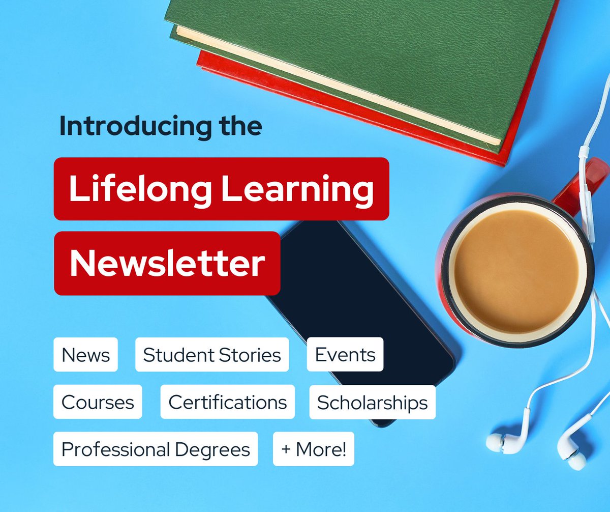 We’re excited to introduce the Lifelong Learning newsletter! 📣 

Do you consider yourself a lifelong learner? Do you want to advance in your career?  Are you always listening to podcasts and taking classes? 

If so, we invite you to subscribe: bit.ly/43kgmdz