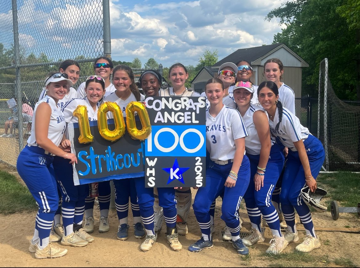 Braves Softball (@softball_braves) on Twitter photo Congratulations to Angel Bush for recording her 100th strikeout of the season. Here’s to 100 more!!!!
<a href="/whsbravessports/">Williamstown Athletics</a> Congratulations to Angel Bush for recording her 100th strikeout of the season. Here’s to 100 more!!!!
<a href="/whsbravessports/">Williamstown Athletics</a>