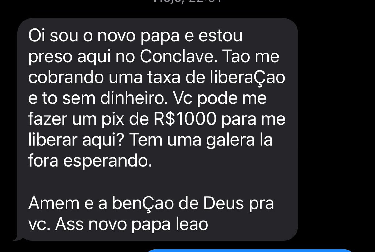 bisonib's tweet image. ass novo papa leao