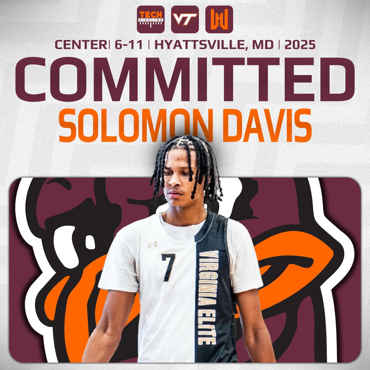 Tech Sideline (@techsideline) on Twitter photo The #Hokies get a late class of 2025 commitment from Dematha Catholic center Solomon Davis (6-11).
<a href="/solomondavis25/">Solomon Davis</a> joins Christian Gurdak and Sincere Jones in the class of 2025 to commit to Virginia Tech. The #Hokies get a late class of 2025 commitment from Dematha Catholic center Solomon Davis (6-11).
<a href="/solomondavis25/">Solomon Davis</a> joins Christian Gurdak and Sincere Jones in the class of 2025 to commit to Virginia Tech.