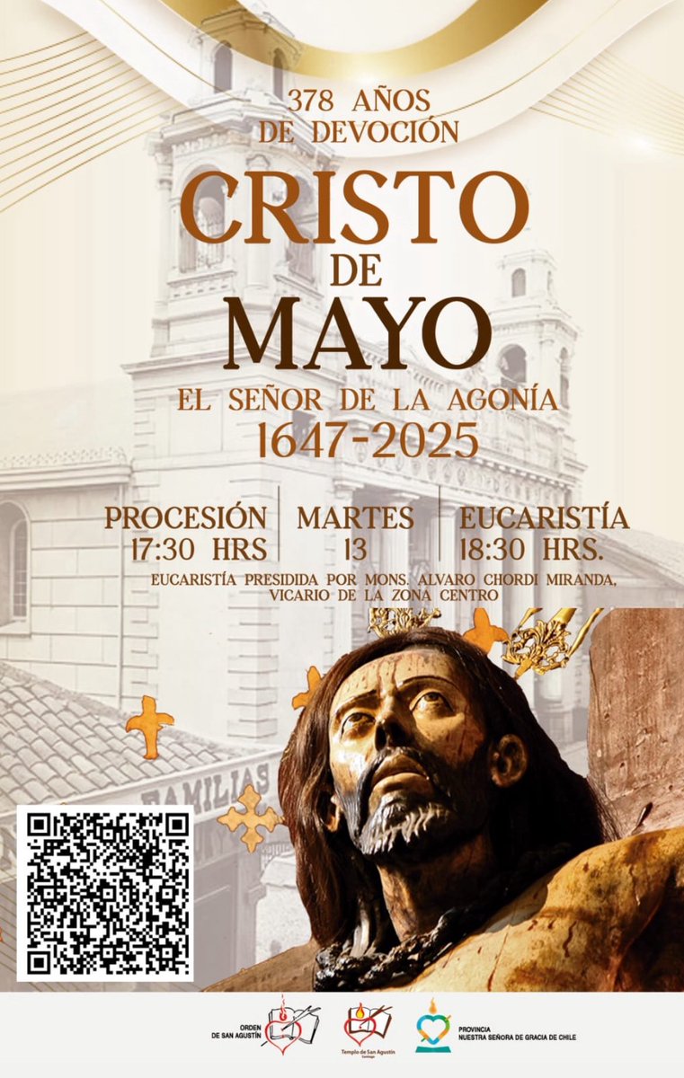 Ahora que el nuevo papa es Agustino, la procesión del <a href="/cristodemayo/">Cristo de Mayo</a> será pomposa (?)