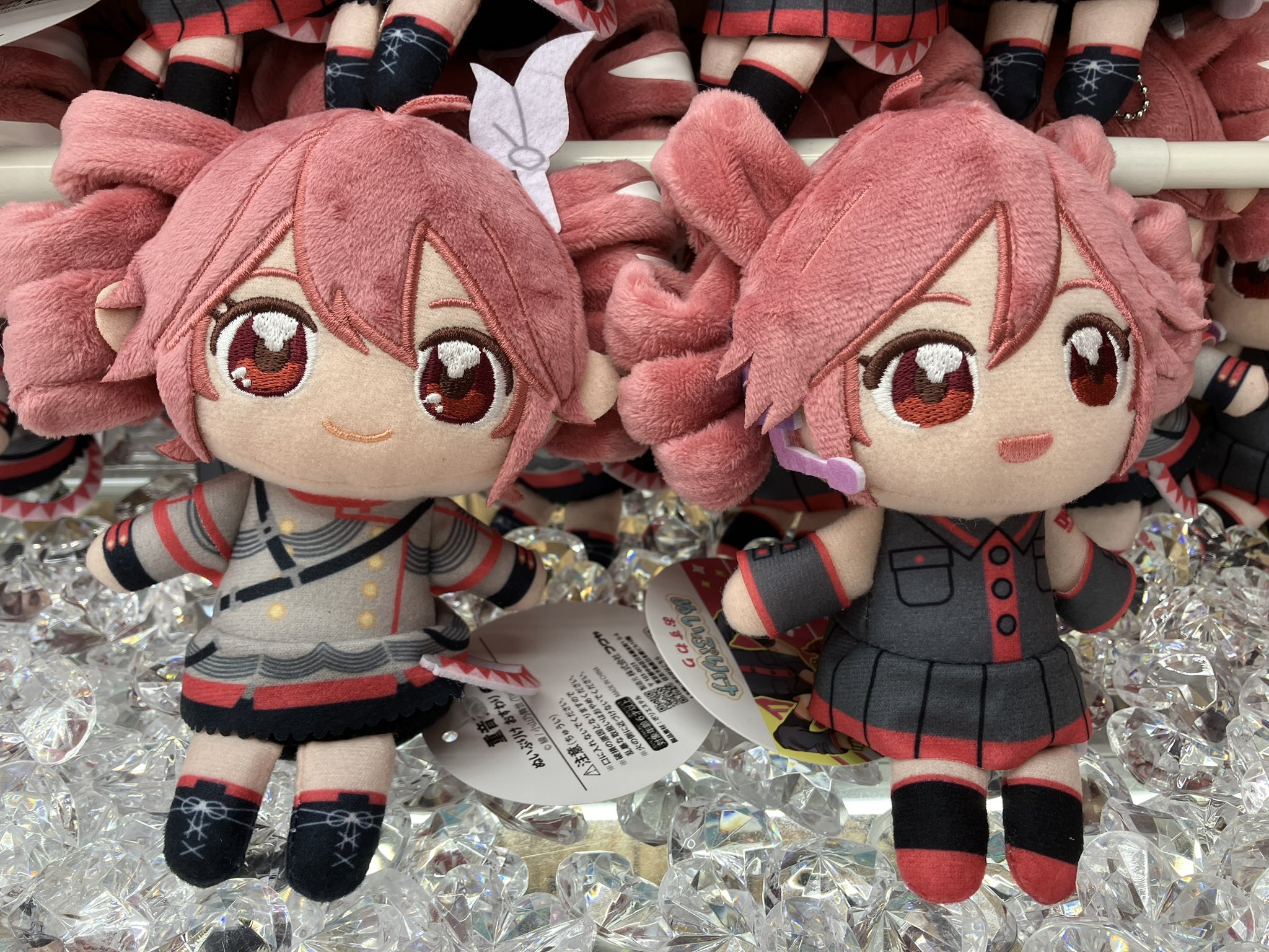 重音テト ぬいぷりけ おすわり ぬいぐるみ 2種セット 紙タグつき