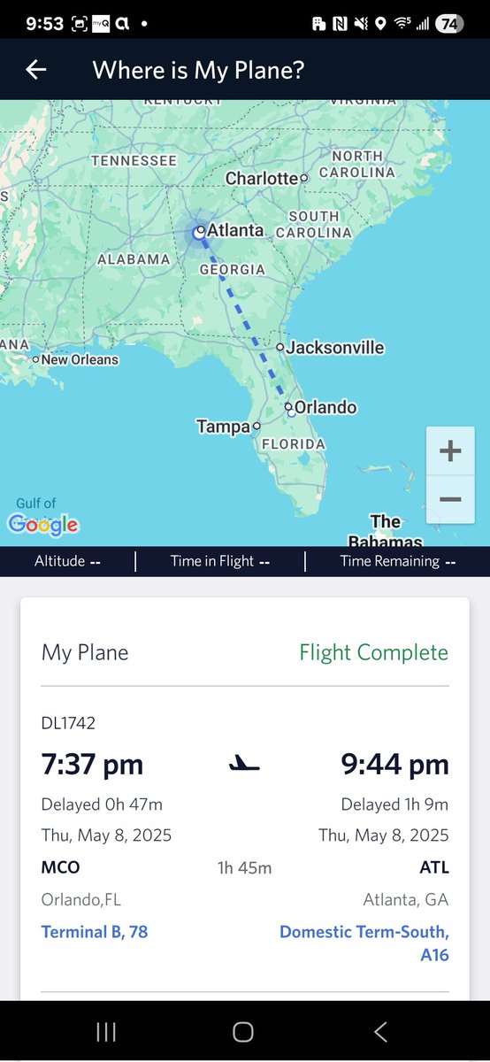 Autom8n's tweet photo. @Delta - fix this app... https://t.co/92yYObadpm