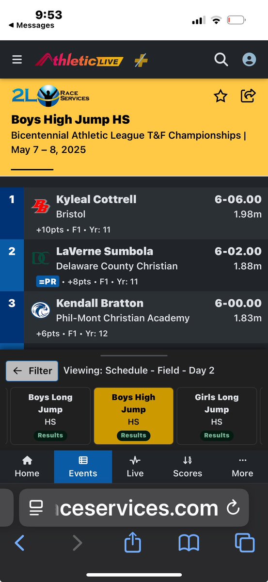Bristol High School Football (@bristol_warrior) on Twitter photo S/O <a href="/KylealCottrell/">Kyleal Cottrell</a> for clearing 6’6 on high jump and barely missing 6’8. He has only been jumping for FOUR weeks. Terrific athlete. Better competitor. Congrats! S/O <a href="/KylealCottrell/">Kyleal Cottrell</a> for clearing 6’6 on high jump and barely missing 6’8. He has only been jumping for FOUR weeks. Terrific athlete. Better competitor. Congrats!