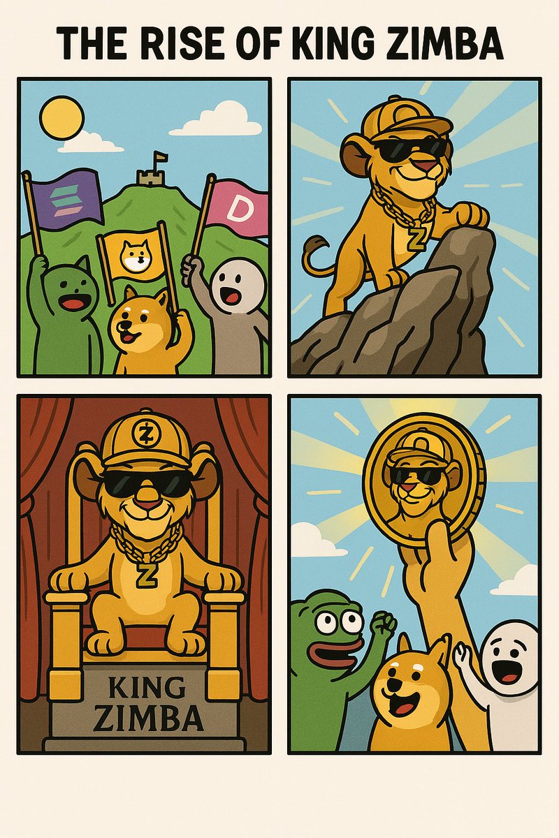 _ik804's tweet photo. The Rise of King Zimba

Launch Date: May 19
Make sure you smash that Telegram sub — don’t miss the hottest drops and alpha!

#ZimbaCoin #Solana #MemeSeason
#RoarToTheMoon #ZimbaMemeSeries https://t.co/2J3S5E0Uhl