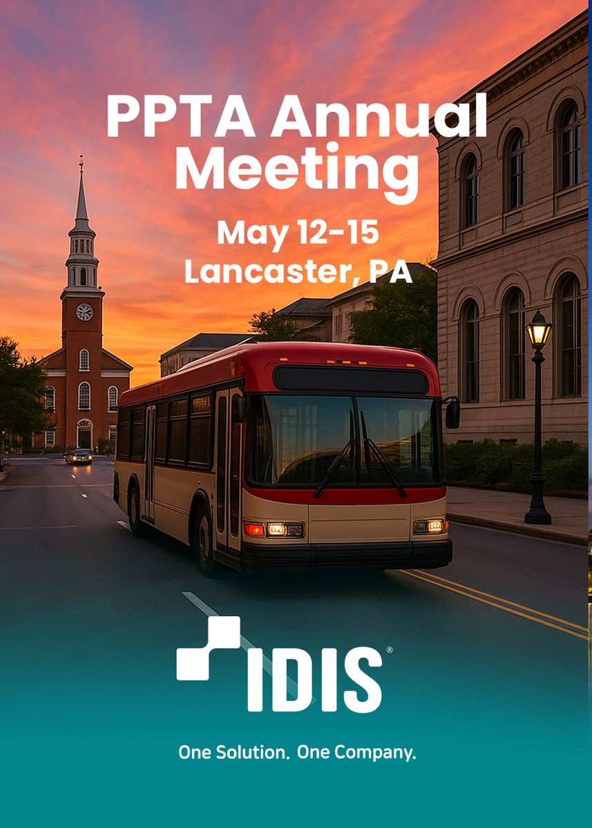 idis_americas's tweet image. IDIS Americas is heading to Lancaster, PA!

Let’s talk about how IDIS is helping agencies enhance rider safety and reduce operational risk — from the first mile to the last.

sales@idisamericas.com

#IDIS #PPTA2025 #TransitSecurity #IMobile