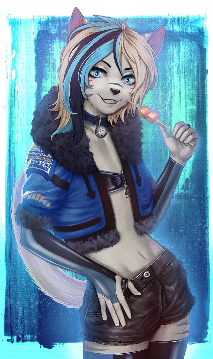 Cause I am catching up on backlog. What do you think of this latex and jacket style?

Artist: furaffinity.net/user/drjdfh/