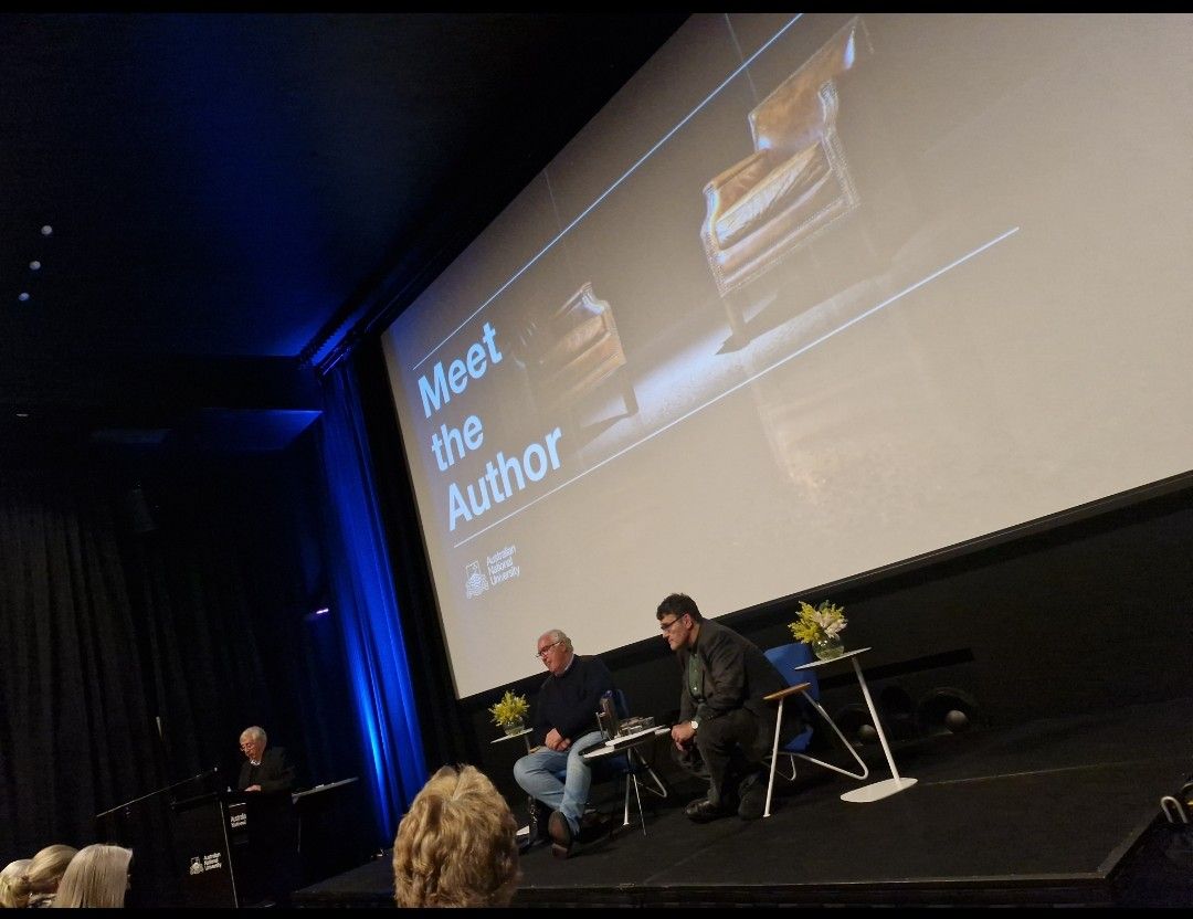Melbourne University Publishing (@mupublishing) on Twitter photo A big thank you to Colin Steele, Frank Bongiorno and Katarina Pearson for hosting Steve Vizard (<a href="/Steve_Vizard/">Steve Vizard</a>), author of NATION, MEMORY, MYTH at his ANU Meet the Author event last night. A big thank you to Colin Steele, Frank Bongiorno and Katarina Pearson for hosting Steve Vizard (<a href="/Steve_Vizard/">Steve Vizard</a>), author of NATION, MEMORY, MYTH at his ANU Meet the Author event last night.