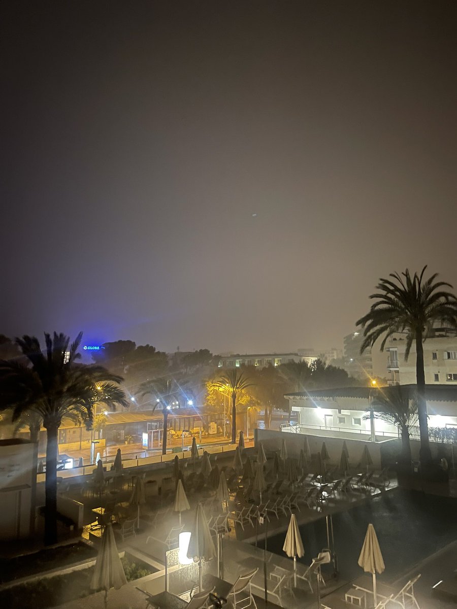 Currently in Mallorca and Mother Earth reminding me of the overnight light show strong smell of sulphur with the last strike just near Palma Nova - currently heavy rain and thunderstorms