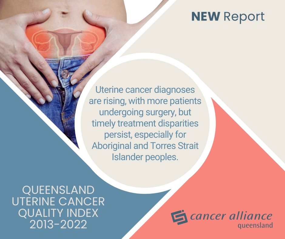 #UterineCancer diagnoses are rising &amp; now we have a clearer picture. The Qld Uterine Cancer Quality Index (2013–2022) is the first report of its kind in #Queensland, highlighting how this cancer is diagnosed, treated &amp; where disparities exist.
Read more: bit.ly/UterineQIR