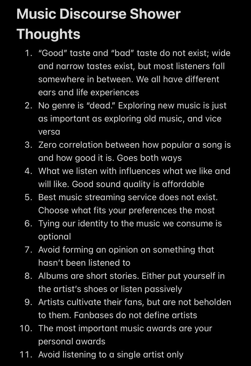 RajdeepTawde's tweet photo. some musings I have on music discourse after having thousands of bullshit arguments on and off the internet https://t.co/2kQbu7TXXn