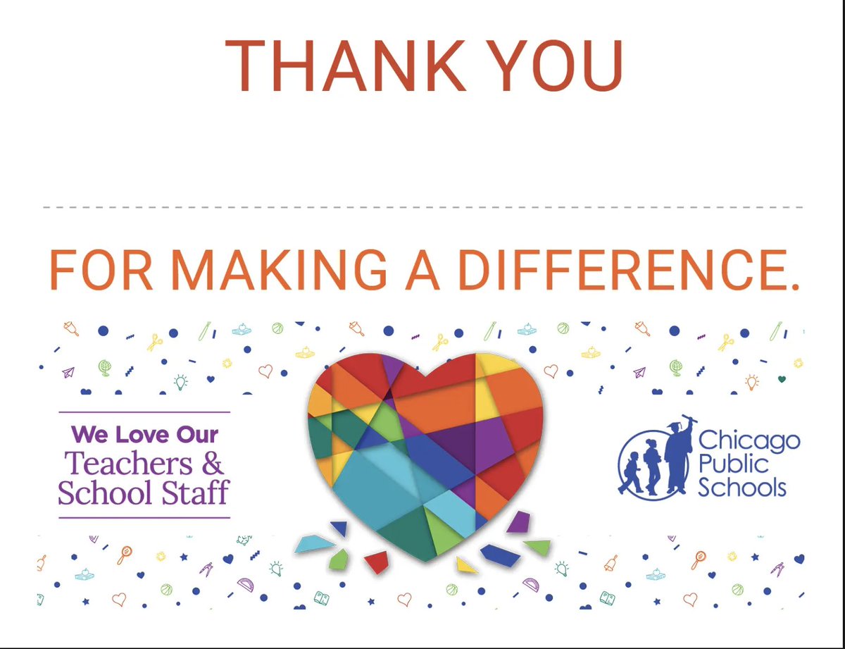 TandL_CPS's tweet image. 🪧 Grab our “Thank You for Making a Difference” sign 
{English} lnkd.in/gD5_BUN3
{Spanish} lnkd.in/g6vT6WWw
 📸 Take a selfie with it, or
 🏡 Hang it in your window to show your appreciation and support for the amazing educators in our community! #ThankATeacher