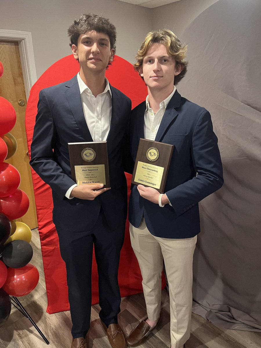 JIsaminger2026's tweet image. Junior athletic banquet ✅ Blessed to be named most valuable player for the varsity team this year! Excited to play in the AISA Junior all star game Monday night as well . Blessed to be apart of Heritage Christian academy athletics year after year.
Up next summer ball!…