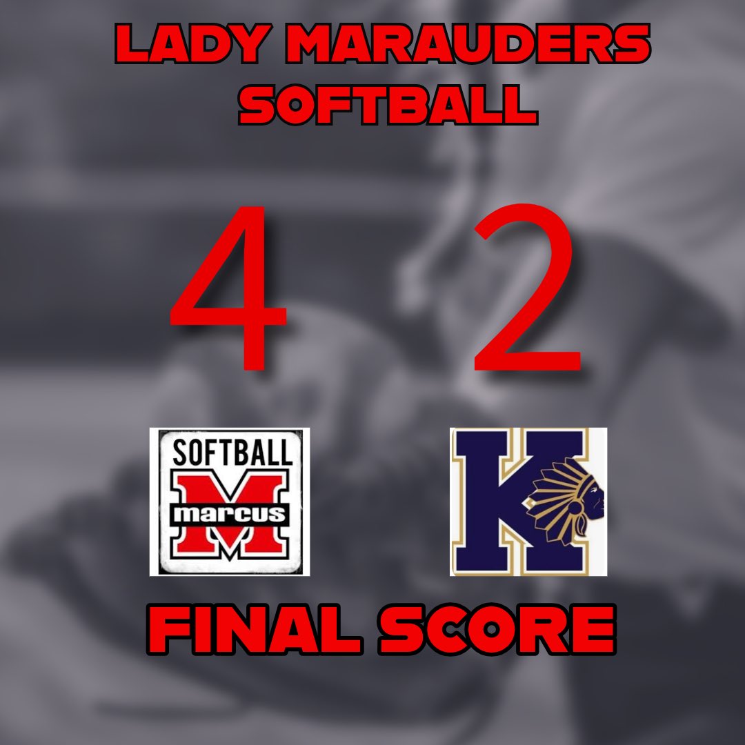 Marcus HS Softball (@marcus_softball) on Twitter photo Game 1 vs Keller Final Score 4-2!
Lady Marauders WIN!!! 🎉
<a href="/MarcusRedNation/">MARCUS RED NATION</a> <a href="/MHS9th/">MHS 9th Grade Campus</a> <a href="/Marcus_HS/">Marcus High School</a> <a href="/LISDsports/">Lewisville ISD Athletics</a> <a href="/ctgdentoncounty/">The Cross Timbers Gazette</a> <a href="/FMLeaderNews/">Flower Mound Leader</a> Game 1 vs Keller Final Score 4-2!
Lady Marauders WIN!!! 🎉
<a href="/MarcusRedNation/">MARCUS RED NATION</a> <a href="/MHS9th/">MHS 9th Grade Campus</a> <a href="/Marcus_HS/">Marcus High School</a> <a href="/LISDsports/">Lewisville ISD Athletics</a> <a href="/ctgdentoncounty/">The Cross Timbers Gazette</a> <a href="/FMLeaderNews/">Flower Mound Leader</a>