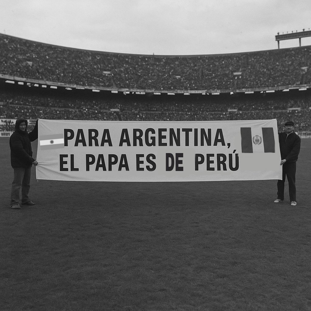 Las Malvinas son argentinas y el nuevo Papa es peruano. Punto.