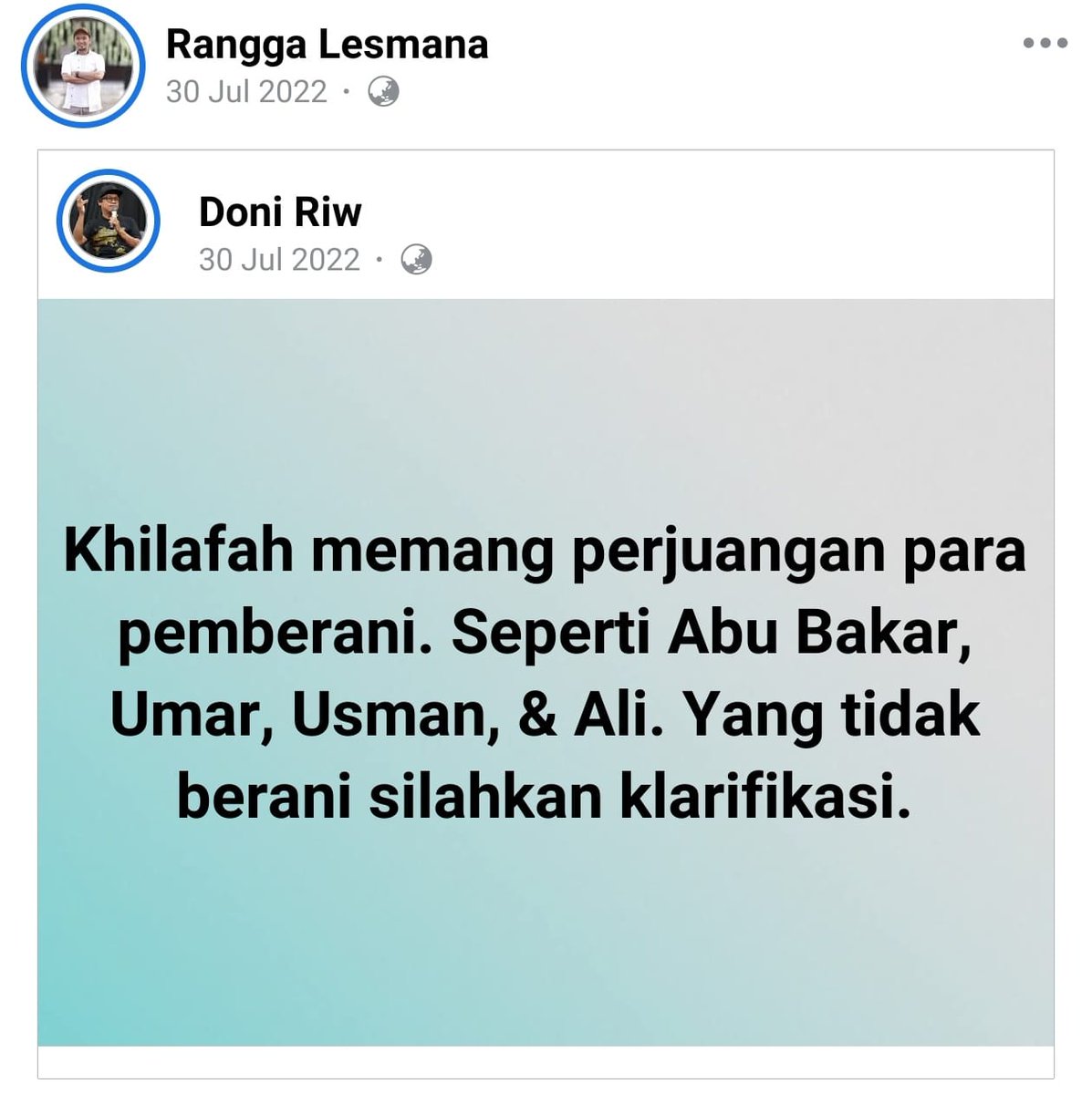 gagal_hijrah's tweet photo. MEMBONGKAR KEDOK HTI BRAINWASH ANAK MUDA KITA.
Kelas Eksekutif YukNgaji (KEY).
SEBUAH UTAS.

HTI dibuarkan oleh negara, betul, terlarang, betul juga, namun para pengasongnya masih terus aktif melakukan aktifitas menyebar ideologinya dengan berbagai cara, dengan kemasan agama, menyasar anak-anak muda kita, dengan menyembunyikan identitas mereka sebenarnya, lalu menyelipkan semangat-semangat Ideologi HTI kedalam pikiran anak-anak muda tersebut.

Yang harus kita pahami bersama dahulu adalah, Hizb Tahrir adalah partai politik, termasuk HTI di Indonesia, mereka bukan ormas keagamaan, namun organisasi politik, maka, jalan sebenarnya adalah politik bukan dakwah, dan orang-orangnya, tidak punya otoritas keagamaan untuk kemudian melakukan dakwah-dakwah keagamaan, yang ada adalah, mereka membajak agama untuk tujuan politis mereka.

Kali ini kita akan bongkar salah satu aktivitas Brain Wash salah satu  pengasong HTI, yakni Rangga Lesmana aktivis HTI yang menjadi narsum Kelas Eksekutif YukNgaji (KEY) ke-8 di UTC Hotel Dago Bandung, 11 Mei - 8 Juni nanti, acara tersebut adalah acara kegamaan anak muda, isinya membahas Islam dari A sampai Z-nya, apakah benar begitu? Tidak, isinya adalah menanamkan fondasi beragama bagi anak-anak muda kita menurut paham Ideologi HTI, bahwa dunia ini harus berdiri atas dasar sistem Khilafah Bla Bla…

Acara KEY ini adalah jaring awal bagaimana para pesertanya nanti akan digiring pada Halaqoh-halaqoh HTI, yang pada muaranya adalah mereka akan punya ideologi, pemaknaan beragama yang sama dengan apa yang diharapkan oleh HTI, bahwa sistem bernegara kita, Pancasila dan NKRI adalah salah, bahwa semua solusi dari permasalahan dunia adalah Khilafah, serta narasi mengerikan bernama Jihad dan perang atas eskalasi yang terjadi antara Hamas VS Israel. Dan yang berbahaya adalah, acara Kelas Eksekutif YukNgaji (KEY) ini diadakan di banyak kota besar, pemerintah, ormas keagamaan ototritatif juga diam akal hal ini, ini persoalan serius sebenarnya.

Rangga Lesmana adalah pengasong Khilafah murid dari Islmail Yusanto, Felix Siauw, dan satu lingkaran bersama para pengasong HTI lainnya di Indonesia seperti Doni Riw, Yuana Riyan Tresna dkk, dia tidak punya otoritas keagamaan yang mempuni untuk “Berdakwah”, hanya membajak terma agama untuk tujuan menyampaikan Ideologi Khilafahnya, yang didapat HTI apa? Paling tidak ada dua, yakni uang dan calon pengikut mereka, anak-anak muda yang haus akan semangat beragama.

Untuk kawan-kawan para pemuda-pemudi, para Mahasiswa, hati-hati ikut acara semacam ini, ini bentuk Brain Wash HTI dalam kemasan agama, pemerintah, aparat penegak hukum, ormas keislaman juga harus lebih Aware terhadap macam tingkah polah propagadan HTI dalam mencari mangsa potensialnya, yakni anak-anak muda muslim yang Well Educated.