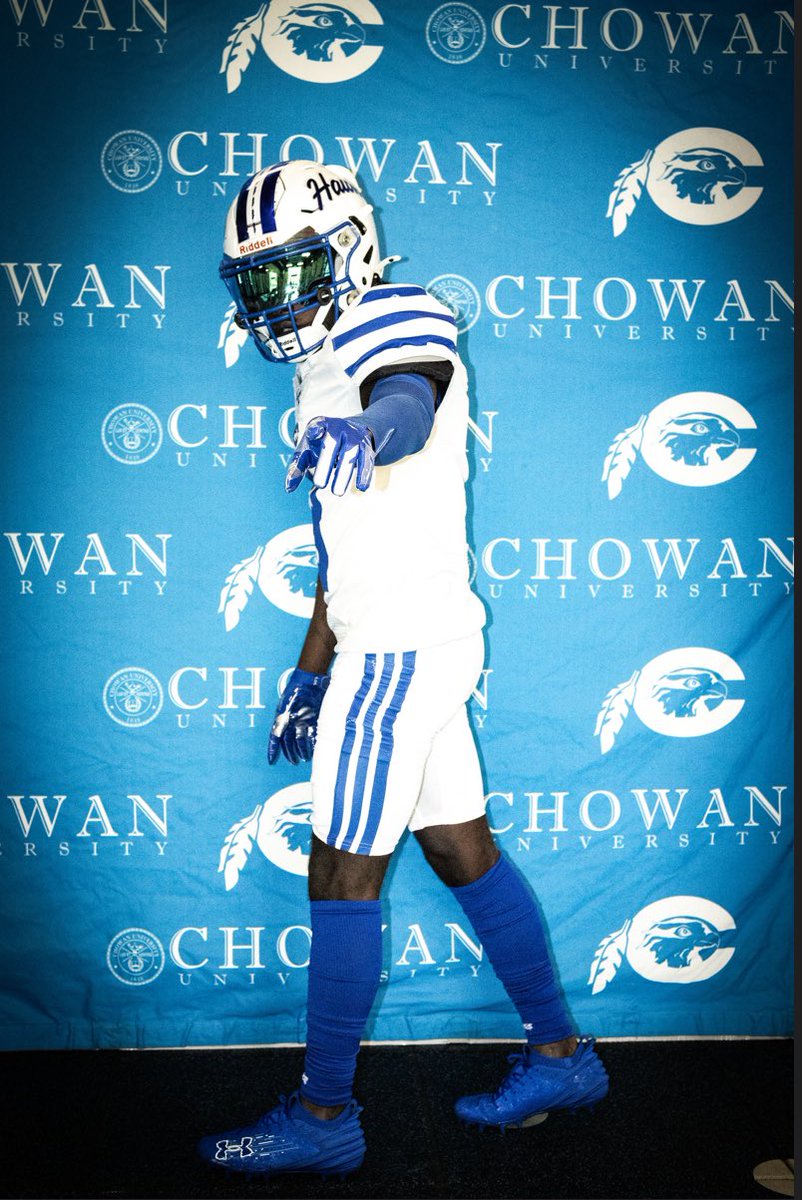 Had A Great Official Visit At Chowan University 💙🤍 #Gohawks🦅