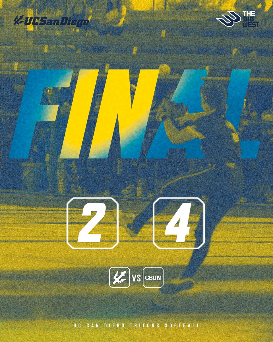 Final from Fullerton.

#GoTritons