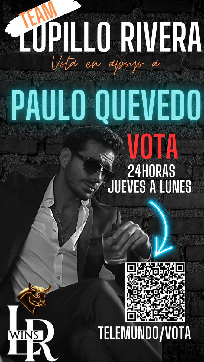 No se confíen, que esta guerra no está ganada. ¡Votemos como si fuera Lupillo el que está en riesgo! 

Porque cuando uno del team va a la guerra, peleamos todos 💪. ¡ A darle !
#LCDLFAllStars 
#LupilloKamikaze 
#PauloQuevedo