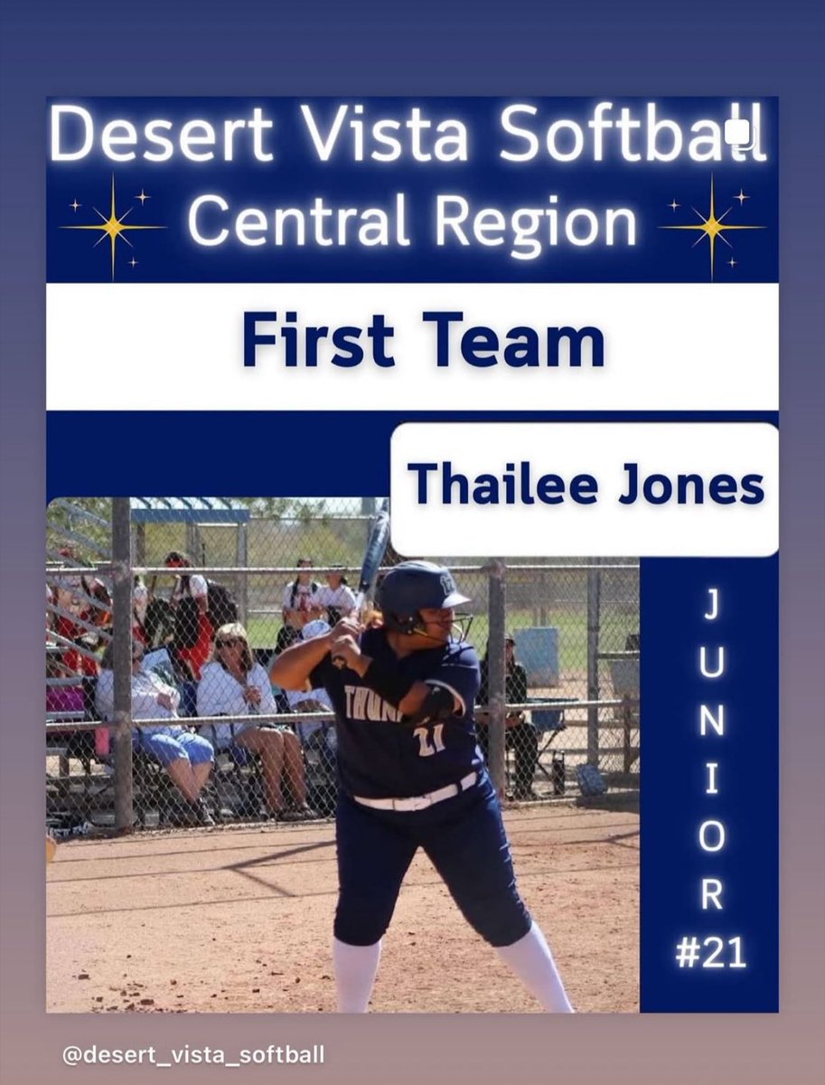 JonesThail2026's tweet photo. Very proud of my little sister @Takoah_Jones24 for making First Team Central Region as a Freshmen, loved having her behind me at short stop. Good job Koah.!! https://t.co/6jZg5HZ7M4