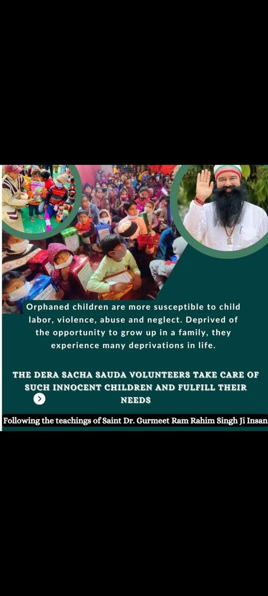 Surajso68's tweet photo. Saint Dr MSG ने वंचित बच्चों के सपनों को पंख देने के लिए #GiftOfEducation कल्याणकारी कार्य शुरू किया है। जिसके तहत स्वयंसेवक सामूहिक रूप से सिर्फ़ #शिक्षादान के उद्देश्य से बेसहारा बच्चों को गोद लेते है उनकी स्कूल फीस , किताबें, कॉपियाँ और ज़रूरी स्टेशनरी की चीजें भी देते हैं। https://t.co/lh1n6o1rYP
