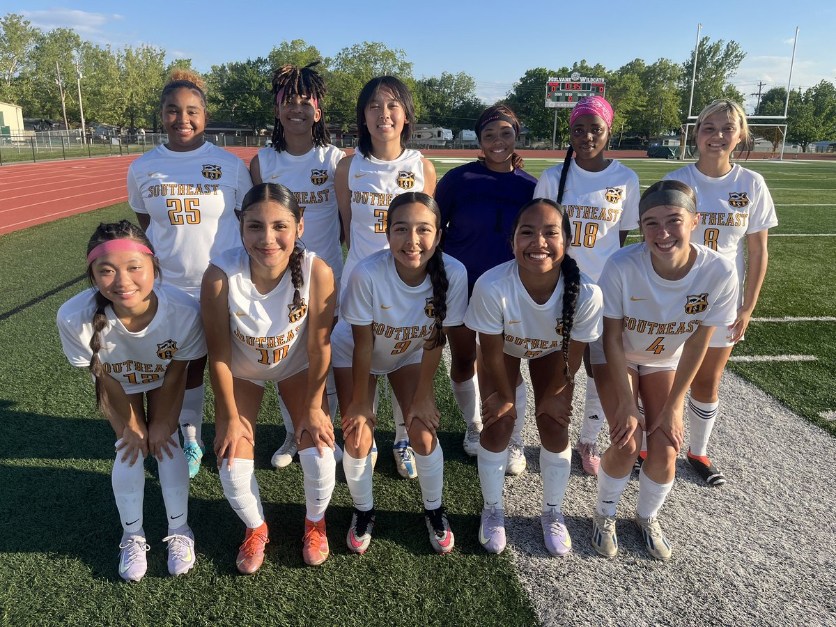 Southeast falls to Mulvane 4-1. Goal by Han assisted by Mia.