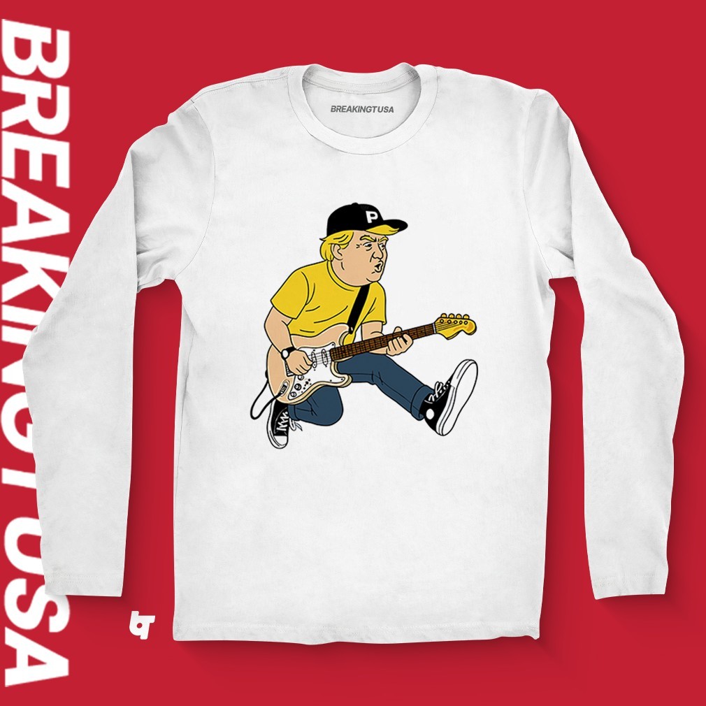 Nowbestfashion's tweet image. Jump Guitar Trump T-Shirt
🎸🇺🇸 Chaos meets chords. Rock out with politics and absurdity in one bold statement.

Get loud: breakingtusa.com/product/jump-g…

#PoliticalStyle #RockNRoll #Streetwear #BreakingT #BreakingTUSA