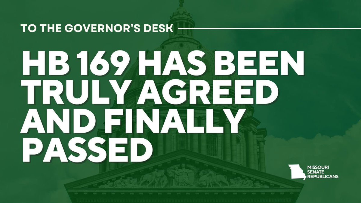 I am excited to share that my Senate Bill 28 and HB 169 sponsored by Representative Donnie Brown have passed the General Assembly and are headed to the Governor's desk! This important legislation delivers much needed regulatory relief for Mo cotton farmers, ginners, and haulers.