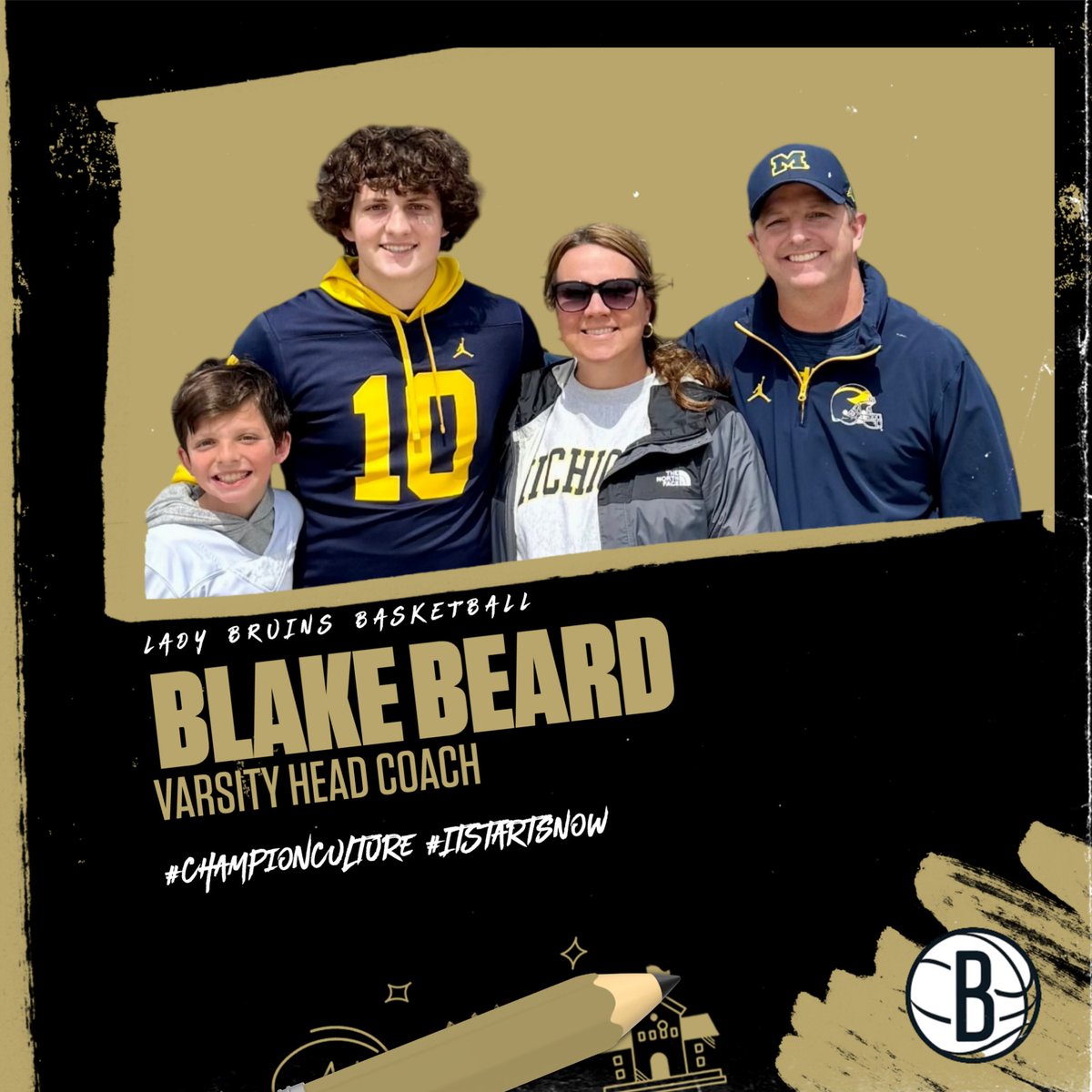 💥💥Please join us in giving a warm and powerful welcome to Coach Blake Beard – the new Head Coach of Lady Bruins Basketball!🏀🐾 Coach Beard brings passion, energy, and a winning mindset. The next era of Lady Bruins hoops starts NOW! #ChampionCulture #ForestFamily #NewEra