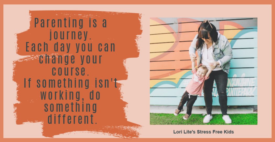StressFreeKids's tweet image. Parenting is a journey. Each day you can change your course. If something isn't working, do something different. #parenting #children