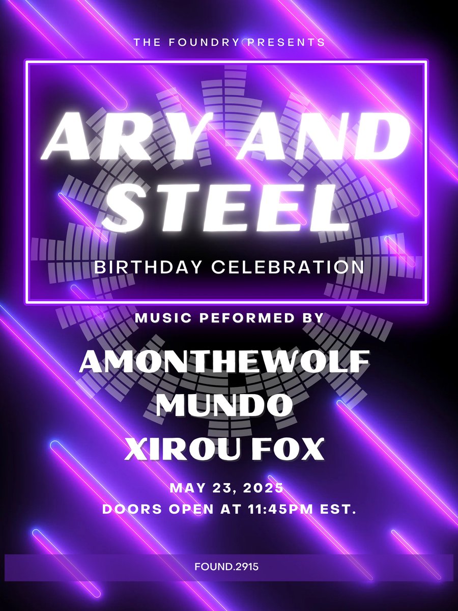 THE NEXT EVENT DATE HAS ARRIVED!! THIS EVENT IS A SPECIAL ONE IT IS ARYIX AND MY BIRTHDAY'S!!!!!!!!!!!!!!!!!!!!!!!!!!!!!!!!!!!! WE SHALL CELEBRATE WITH A NIGHT OF AMAZING DJ'S AND DRINKS!!!!!
