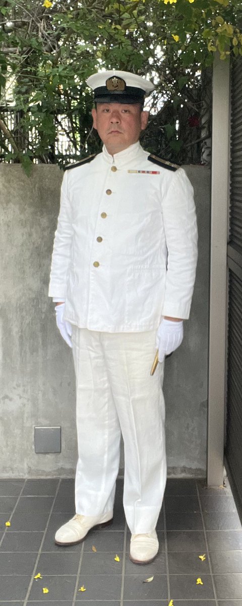 日本海軍 第二種軍装の中尉 #日本海軍 #日本軍 #軍装 #軍刀