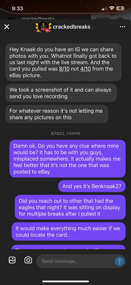 ‼️ GOLD DOWNTOWN BRIAN DAWKINS ‼️

It’s been years (pulled in 2022) that I’ve been trying to track down this card. It was stolen or sent to the wrong person by Crackedbreaks who’s associated with Bleacherbreaks. 

Continued (1/2)

<a href="/CardPurchaser/">Card Purchaser</a>