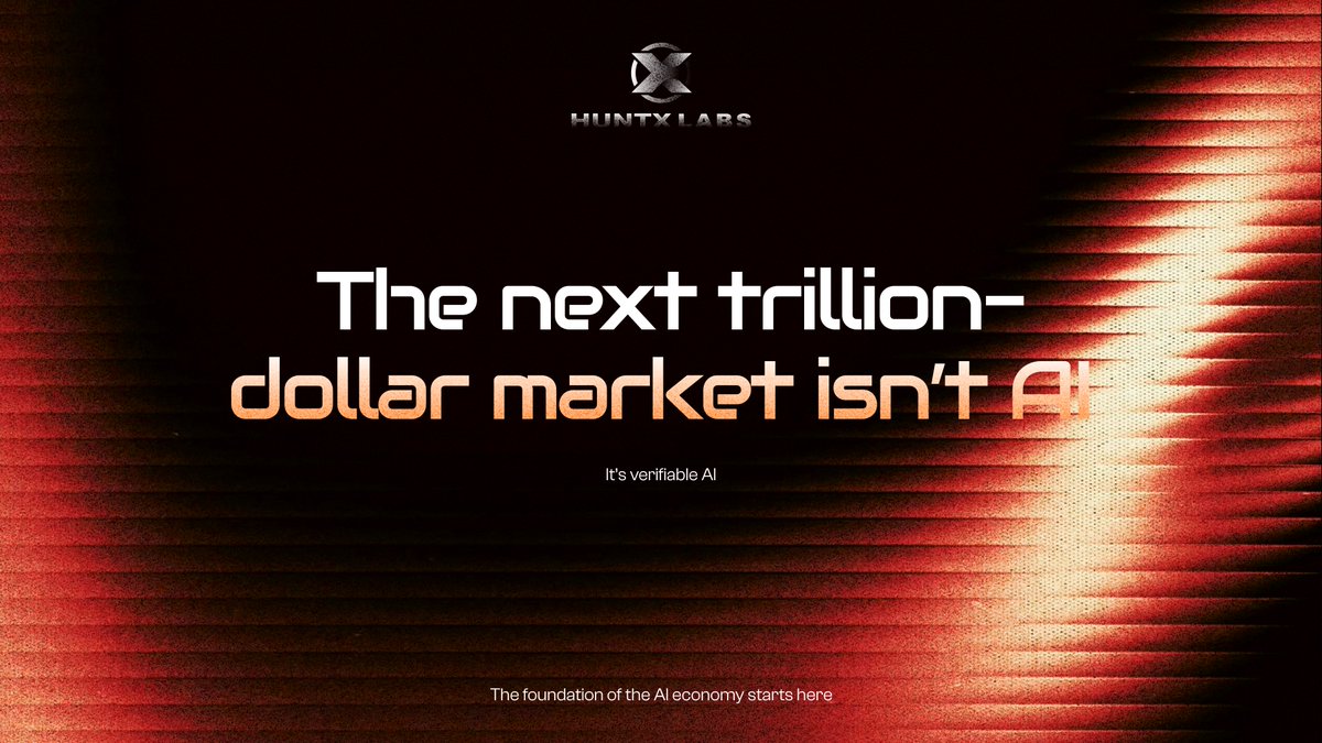 🔥 The next trillion-dollar market isn’t AI. It’s verifiable AI.

Most current AI models operate as black boxes — centralized, unaccountable, and unverifiable.
But what if every output was traceable?

At HuntX, we’re building a framework where AI inference is logged, timestamped,