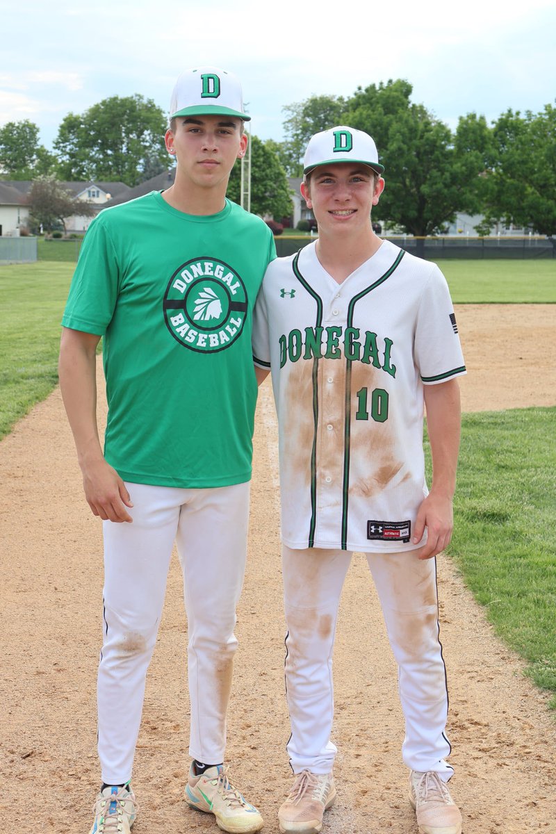 DonegalBaseball's tweet image. Down late vs a tough PSU commit, Donegal refused to fold! @CalebJRupp 2H 1R &amp;amp; @AndrewF30861686 2H 3RBIs came up clutch. @Tommyhairhoger dealt: 5IP, 3H, 2R, 10K. @BaileyDevin14 slammed the door: 2IP, 1H, 3K, W. A two out rally in the 7th sealed a gutsy come from behind win 3-2!