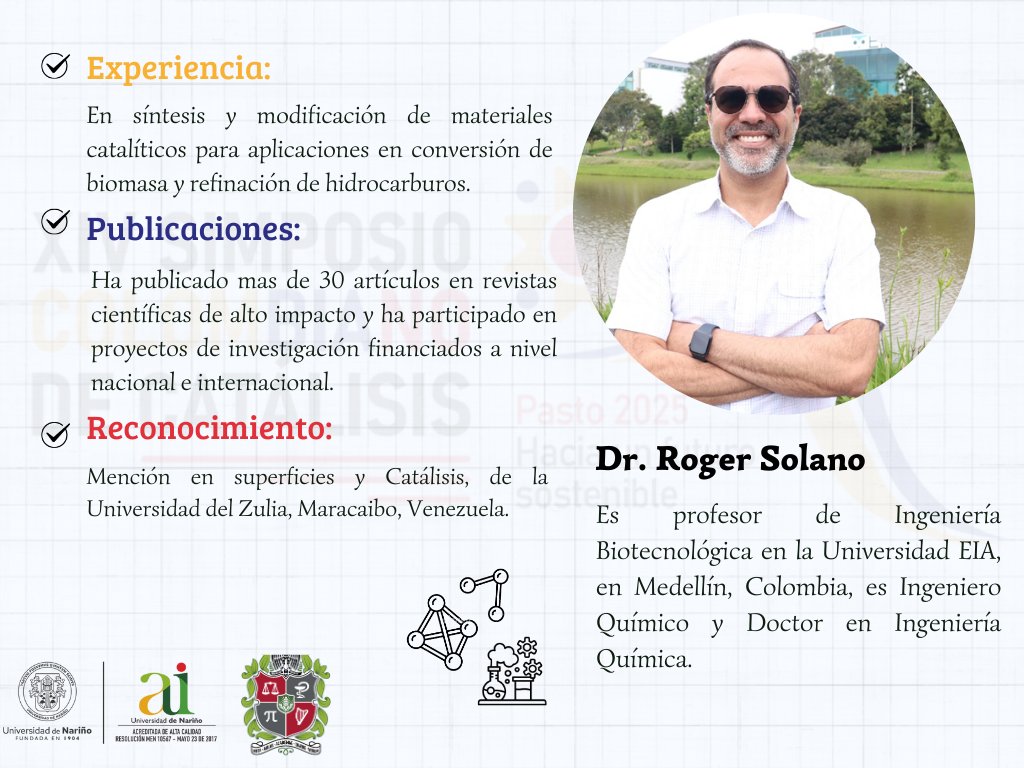 Simposio Colombiano de Catálisis Pasto 2025 tweet media
