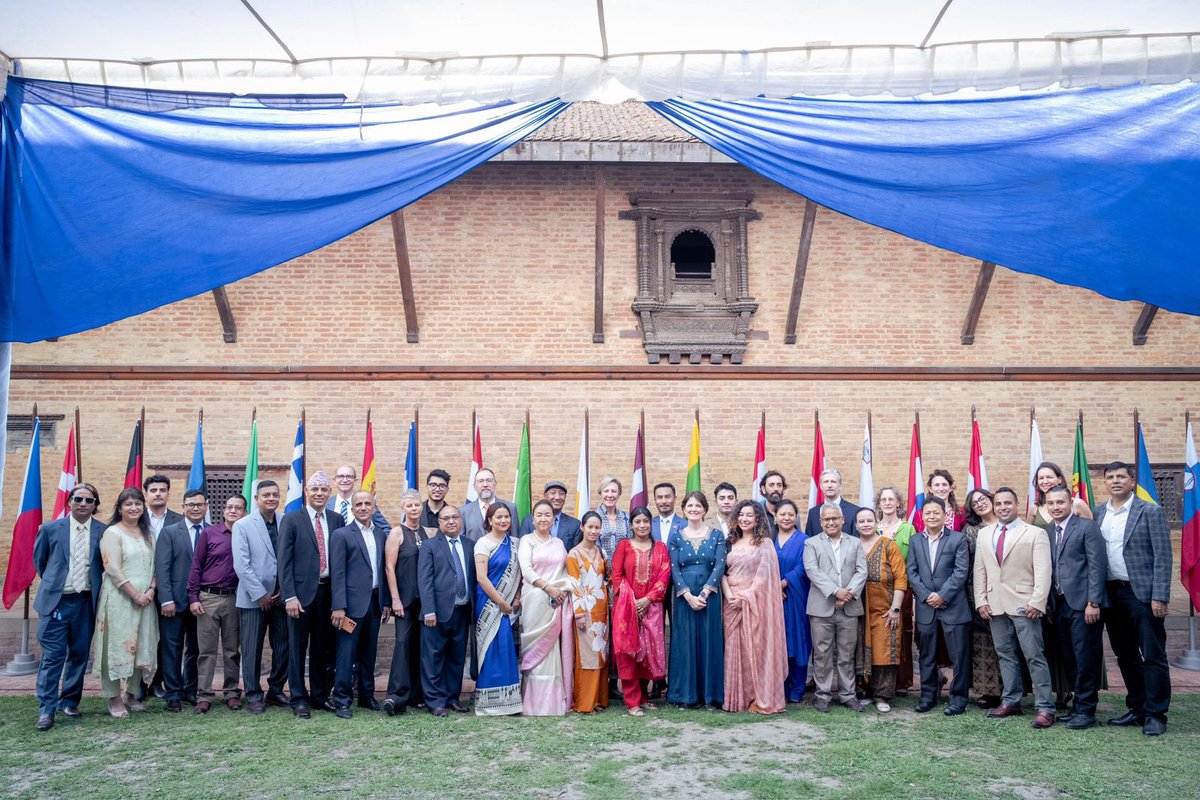 Today, on #EuropeDay, we reaffirm our commitment to solidarity and cooperation. We stand with Ukraine against Russian aggression, and with 🇳🇵 in its pursuit of green, sustainable development through the 🇪🇺 Global Gateway.