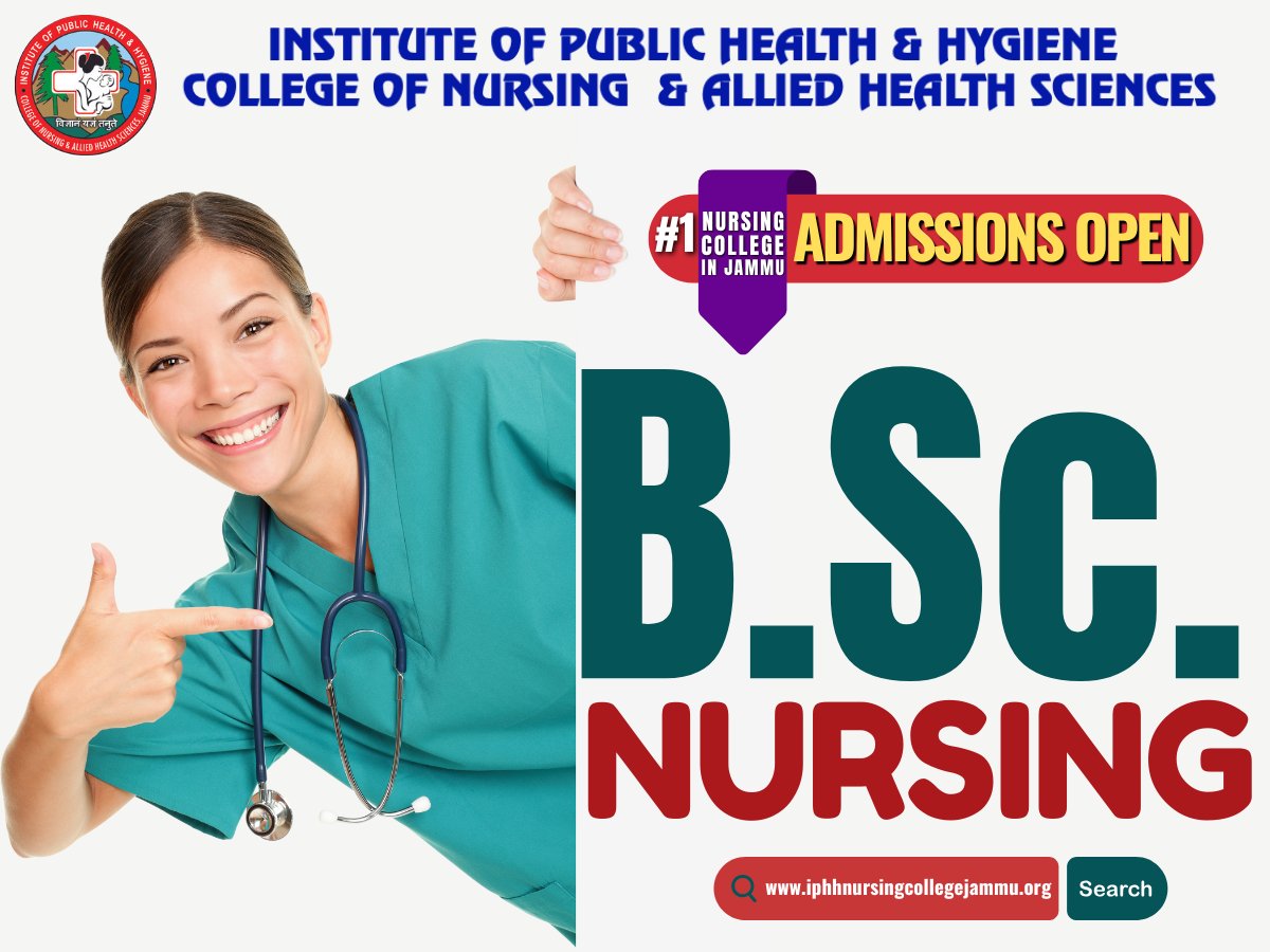 IPHHJammu's tweet photo. ADMISSIONS OPEN IN INDIA'S NO. 1 NURSING COLLEGE.
https://t.co/TslQKhAChV. (Nursing) | PB.B. Sc.(nursing)
GNM | MMPHW | FMPHW
📞 Contact us at:
7051179677 | 8082531040 | 8082657200
#bestnursingcollege #bopee #nursing2025 #nursesofIndia #healthcareWorkers #nursingschool https://t.co/fsvDfJgRWh